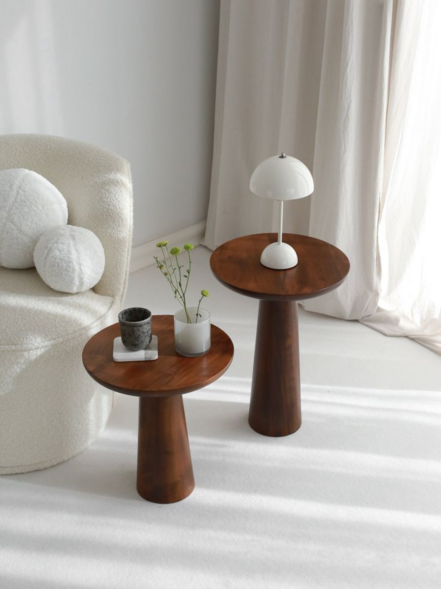 Mushroom Nested Side Table